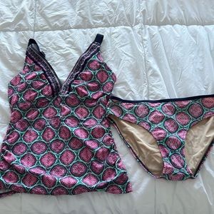 Cabana Life Patterned Tankini Set